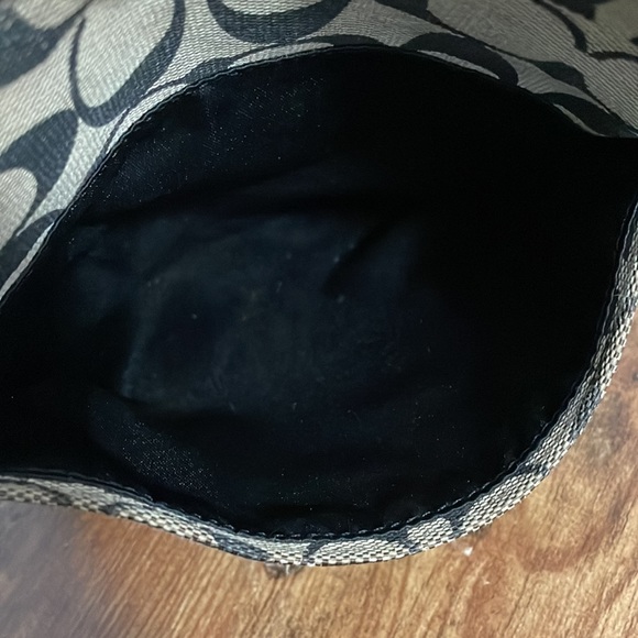 Coach Crossbody Bag Signature Logo Black Brown Beige Tan with Gold Hardware🖤🤎 - Picture 9 of 12